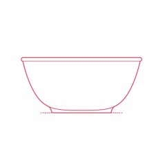 Objects Bowls Ikea Vardagen Bowl 6 Inch Outline Icon Svg Set, Free Vectors File